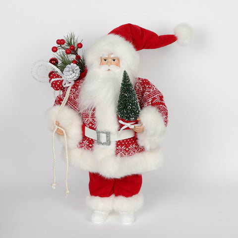 Christmas 11.0*9.0*18.0''Santa Décor | Christmas Decor | Festive Holiday Decoration