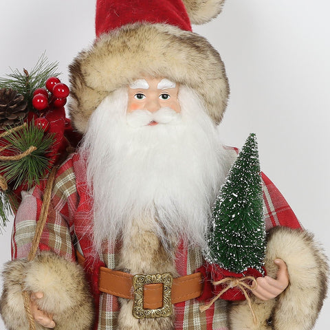 Christmas 15.0*8.0*23.0''Santa Décor | Christmas Decor | Festive Holiday Decoration