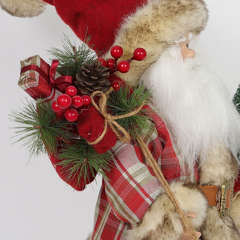 Christmas 15.0*8.0*23.0''Santa Décor | Christmas Decor | Festive Holiday Decoration