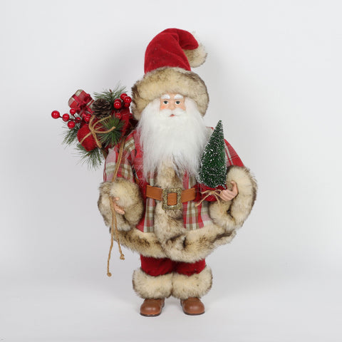 Christmas 15.0*8.0*23.0''Santa Décor | Christmas Decor | Festive Holiday Decoration