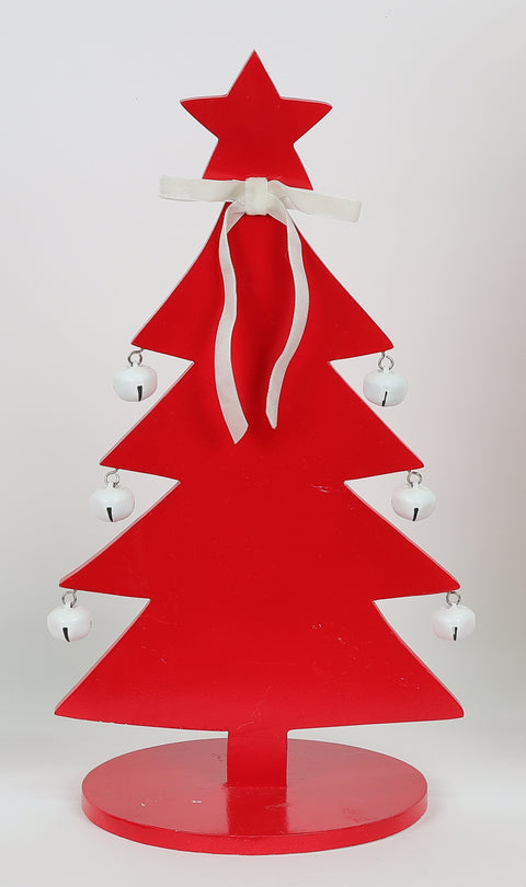 14" Red Christmas Tree