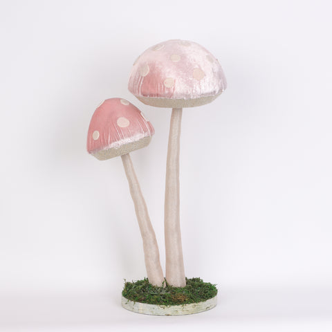 11*8*21" 2Ct. Mushroom Décor