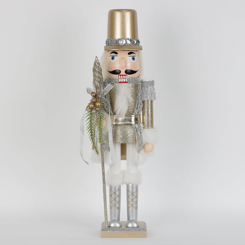 Winter'S Frost 18Inch Wood Nutcracker
