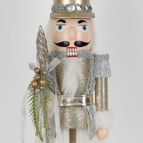 Winter'S Frost 18Inch Wood Nutcracker