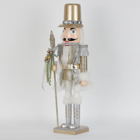 Winter'S Frost 18Inch Wood Nutcracker
