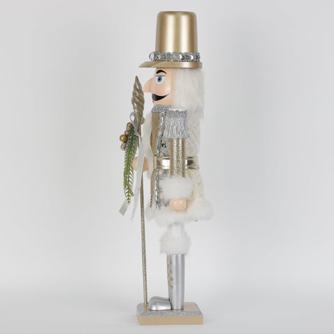 Winter'S Frost 18Inch Wood Nutcracker