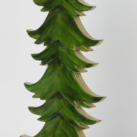 Christmas 7*4*16.25'' Green Resin Tree W/Mdf Base Décor | Christmas Decor | Festive Holiday Decoration