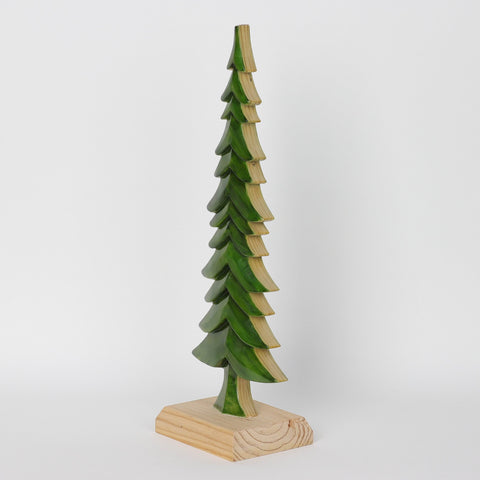Christmas 5.75*4*16.5'' Green Resin Tree W/Mdf Base Décor | Christmas Decor | Festive Holiday Decoration