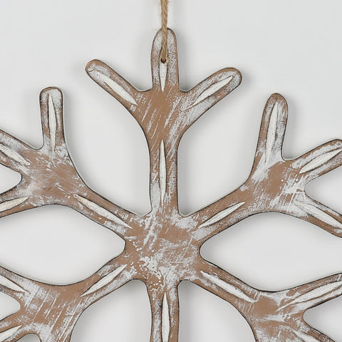 Christmas 10.0*0.7*11.5'' Wdf Snowflake Ornament | Christmas Decor | Festive Holiday Decoration