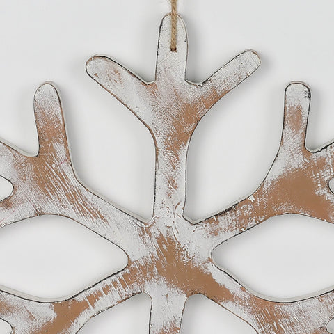 Christmas 10.0*0.7*11.5'' Wdf Snowflake Ornament | Christmas Decor | Festive Holiday Decoration