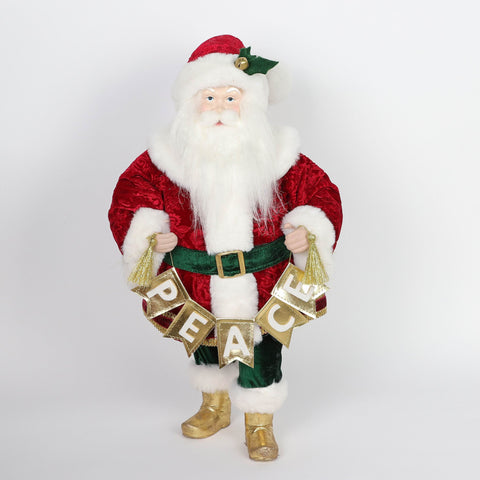 Christmas 10.0*4.5*18.5''Santa Décor | Christmas Decor | Festive Holiday Decoration