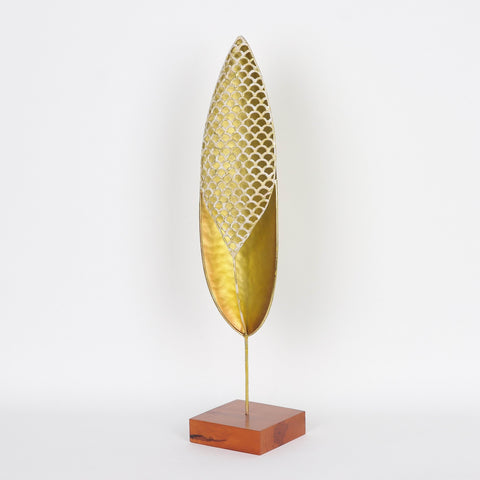 Set Of 2 Metal Leaf Decoration | Home Decor | Interior Styling