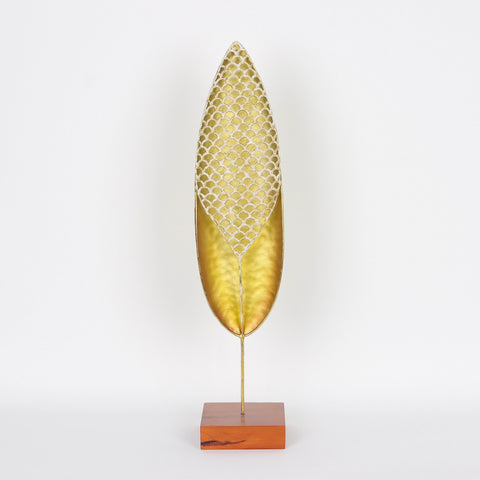 Set Of 2 Metal Leaf Decoration | Home Decor | Interior Styling