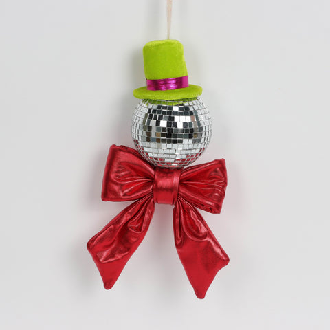 Christmas Snowman Head Ornament
