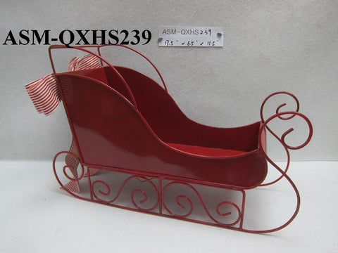 Christmas METAL SLEDGE decor