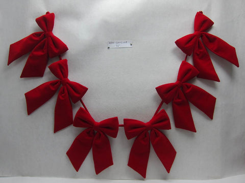 Red Bow Garland