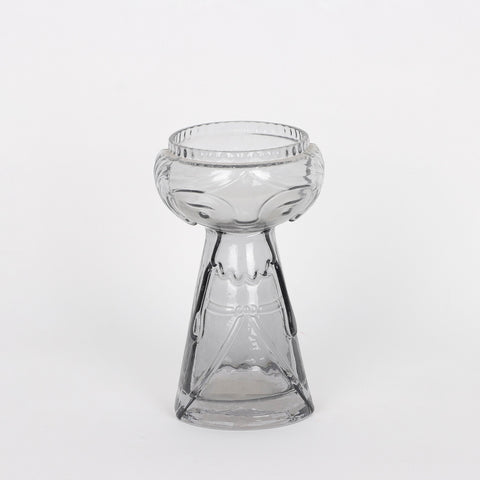 Set Of 2 Glass Candle Holder Decoration | Glass Vase | Table Centerpiece