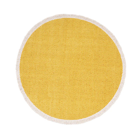 Fringed Dandelion Round Placemat 15in.