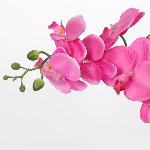 Nearly Natural Orchid Phalaenopsis Artificial Arrangement in Vase