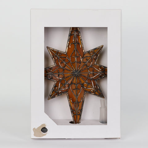 Christmas 8.25*2.25*11.5'' Tree Topper W/Lite