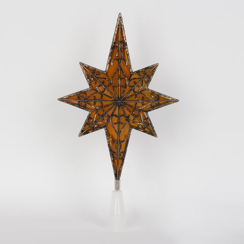 Christmas 8.25*2.25*11.5'' Tree Topper W/Lite