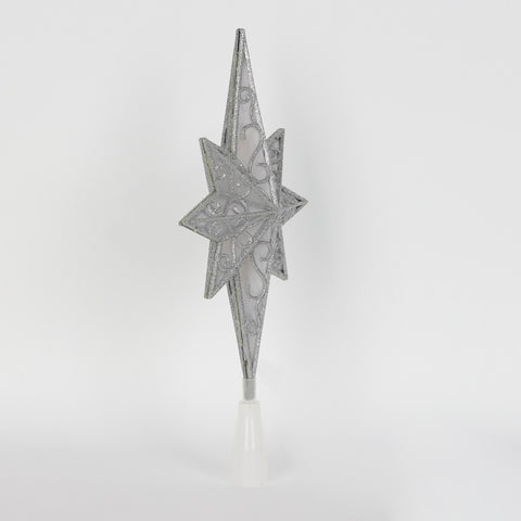 Christmas 8.25*2.25*11.5'' Tree Topper Décor