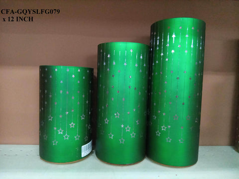 Christmas GLASS CANDLE HOLDER