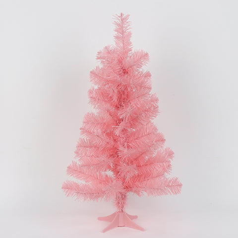 Pink 70 Tips 2Ft 60Cm Pink With Silver Tree Two Tone Tree With 6Cm Width 70 Tips Tree