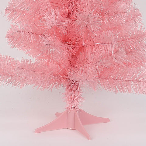 Pink 70 Tips 2Ft 60Cm Pink With Silver Tree Two Tone Tree With 6Cm Width 70 Tips Tree