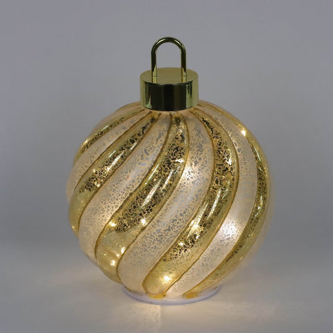 Christmas Plastic Ornament W/ Led Decor