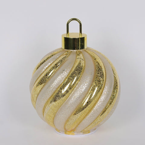 Christmas Plastic Ornament W/ Led Decor