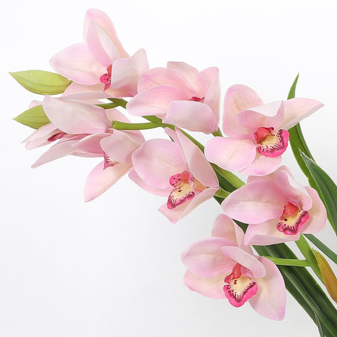 Nearly Natural Orchid Phalaenopsis Artificial Arrangement in Vase