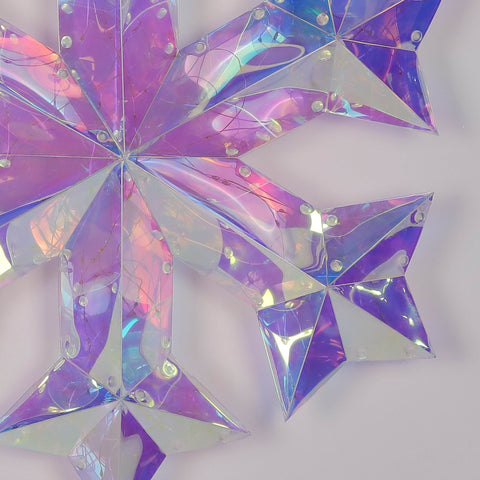 Christmas Pre-Lit Hanging Snowflake