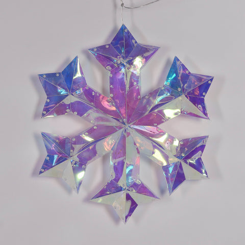 Christmas Pre-Lit Hanging Snowflake