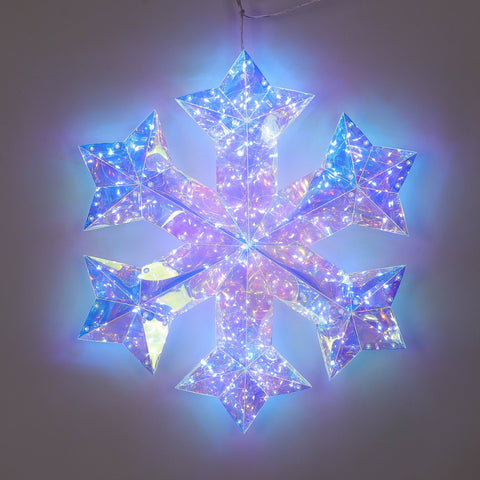 Christmas Pre-Lit Hanging Snowflake