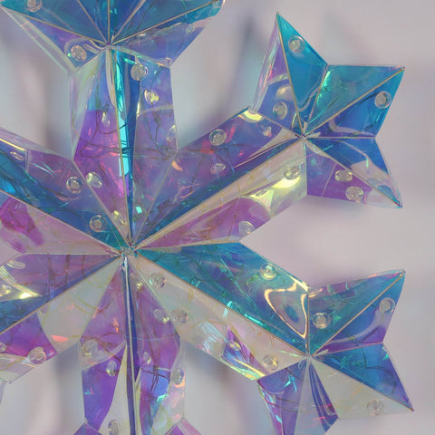 Christmas Pre-Lit Hanging Snowflake