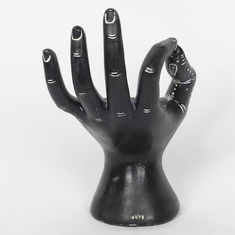 5.5*5.0*8.5''Resin Black Hand Décor