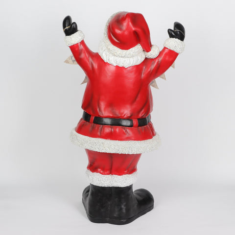 Christmas 21.0*14.0*36.0'' Resin Welcome Santa Décor