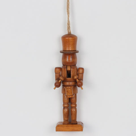 Christmas Wooden Nutcracker Ornament for Tree, Wreaths, and Garland