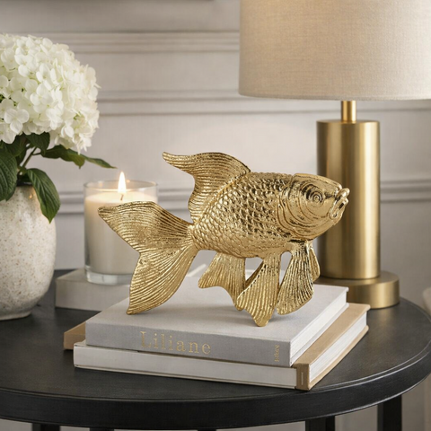 Anatomical Gold-Fish Sculpture (S) Gold