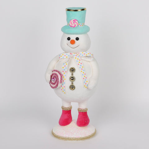 Christmas Snowman,Multi,15*15*40Cm
