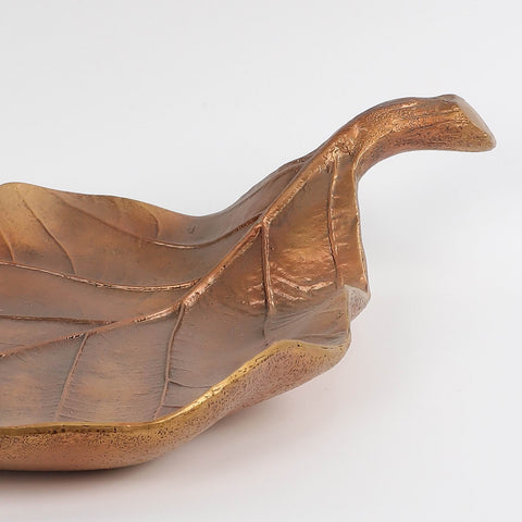 Resin Leaf Shape Plate Decoration