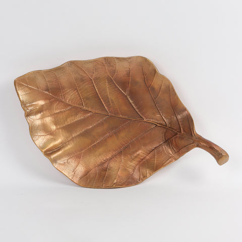Resin Leaf Shape Plate Decoration