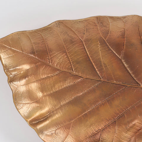 Resin Leaf Shape Plate Decoration