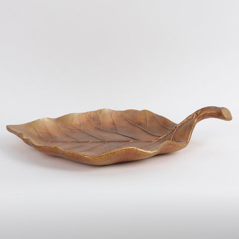 Resin Leaf Shape Plate Decoration