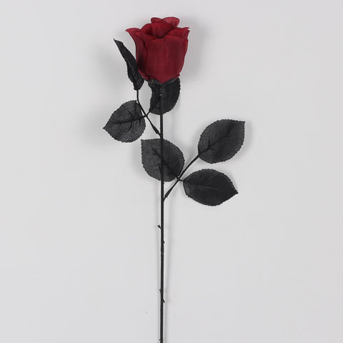 Halloween Red Glitter Rose