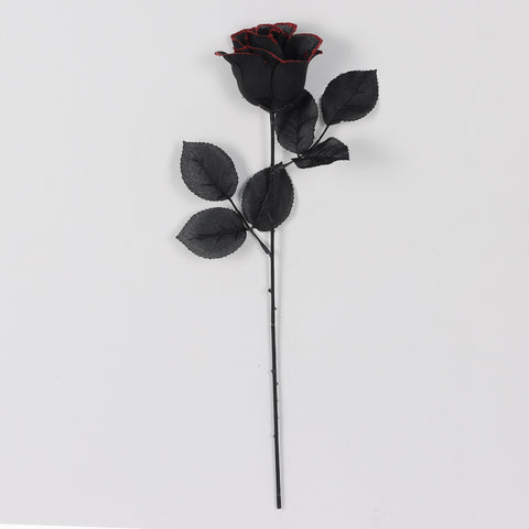 HalloweenBlack Glitter Rose