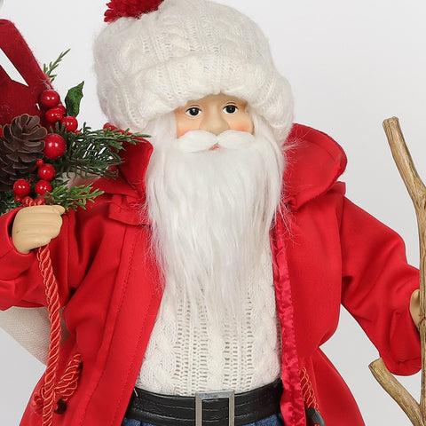 Christmas 14.5*8.5*19.75''Santa Décor | Christmas Decor | Festive Holiday Decoration