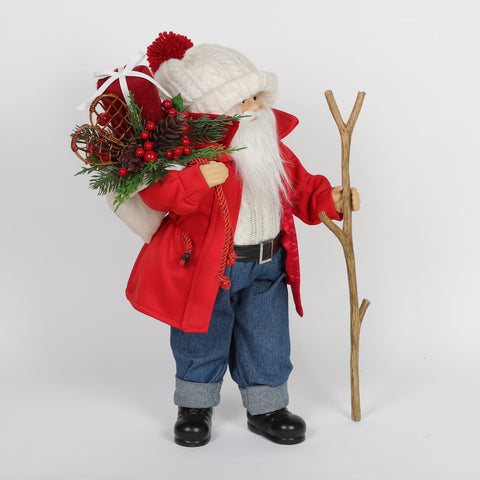 Christmas 14.5*8.5*19.75''Santa Décor | Christmas Decor | Festive Holiday Decoration