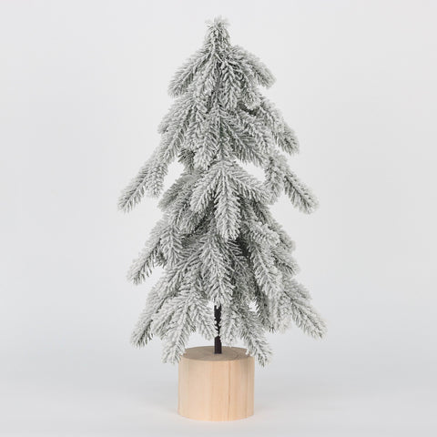18" Snow Potted Tree
